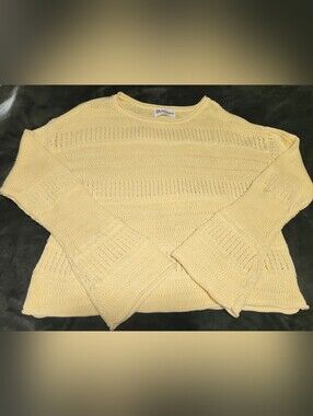 No Boundaries Yellow Bell Sleeve Sweater